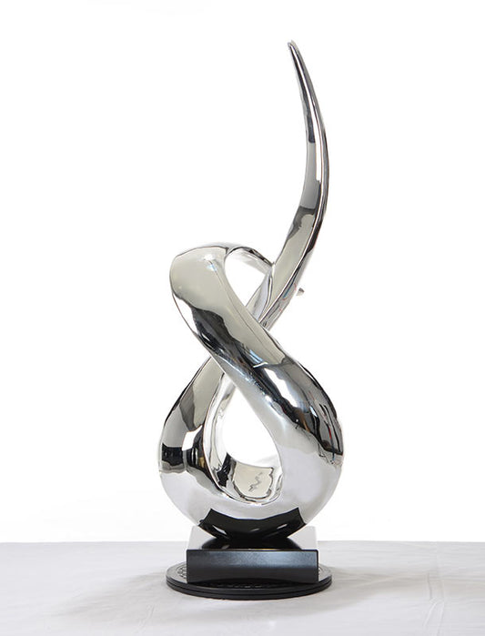 33' Silver Rotatory Sculpture