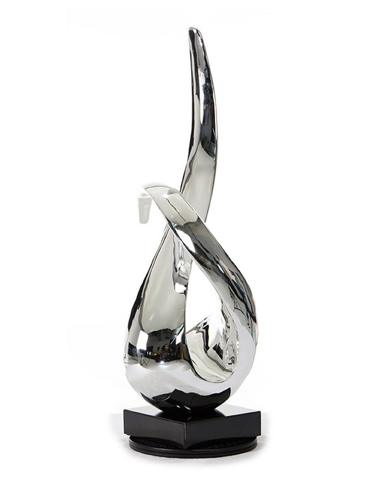 33' Silver Rotatory Sculpture