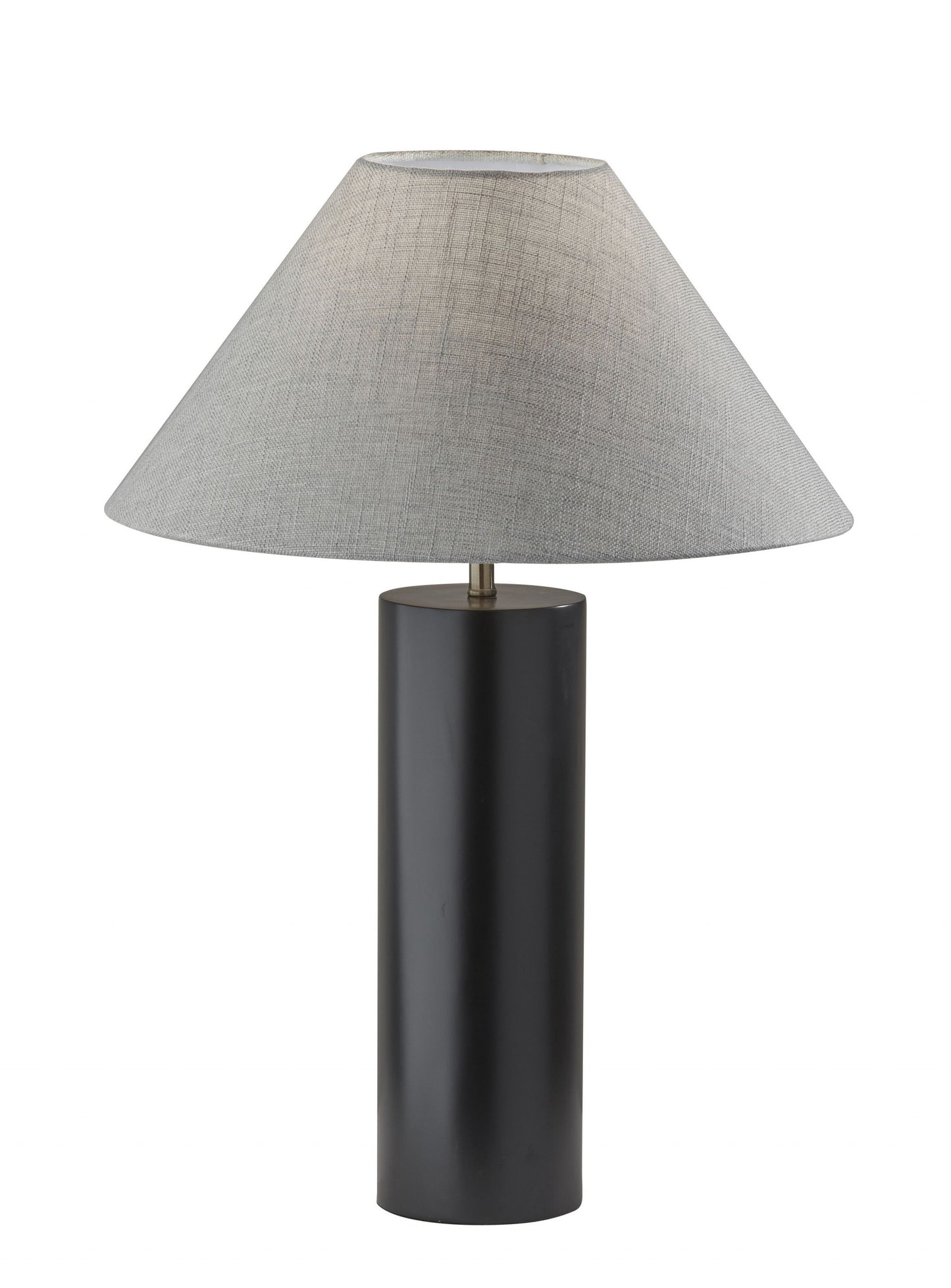 Canopy Black Wood Block Table Lamp